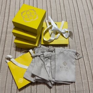 Kendra Scott Yellow and Gray Gift Set